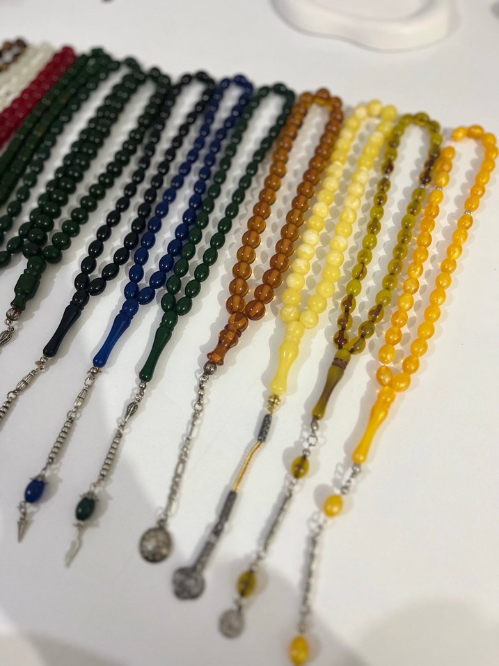Renkli Erkek Tesbihler Bohem Tarz - Görsel 2