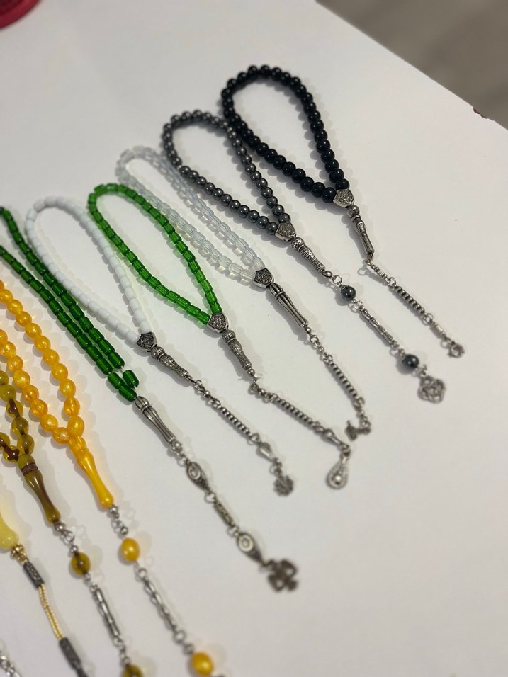 Renkli Erkek Tesbihler Bohem Tarz - Görsel 3