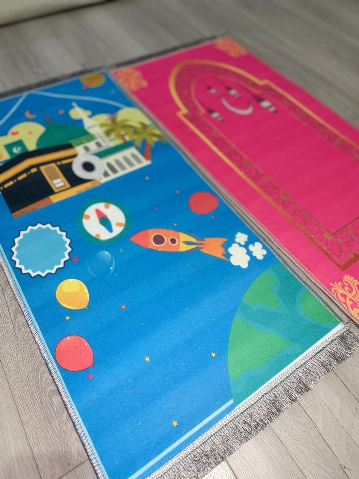 Çocuklar İçin Renkli seccade - Görsel 4