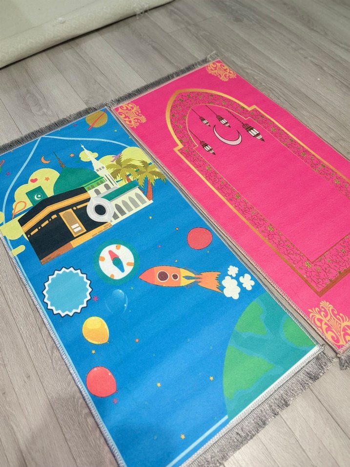 Çocuklar İçin Renkli seccade - Görsel 3