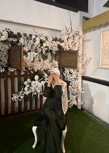 Siyah Uzun Drapeli Gotik Elbise - Görsel 3