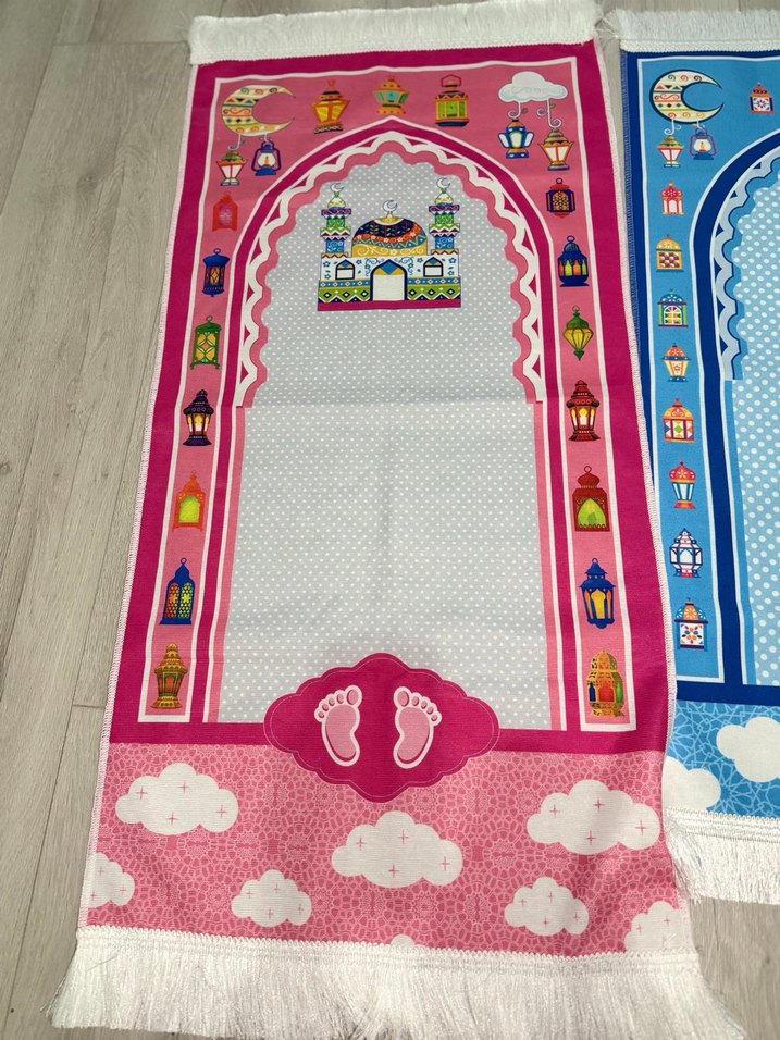 Çocuklar için renkli seccade - Görsel 2