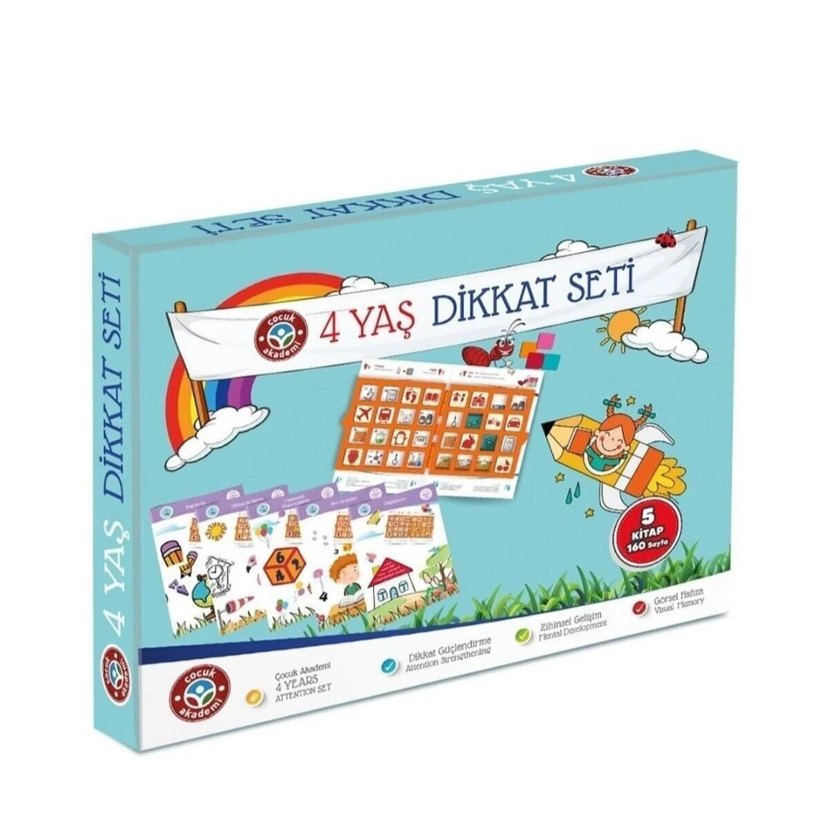 4 Yaş Dikkat Seti Eğitici Oyuncak - Görsel 2