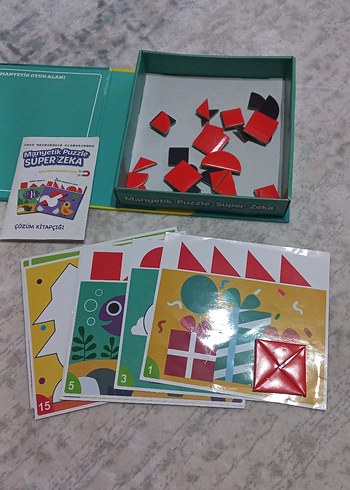Manyetik Puzzle Süper Zeka Eğitici Oyuncak - Görsel 2