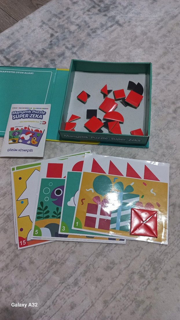Manyetik Puzzle Süper Zeka Eğitici Oyuncak - Görsel 2