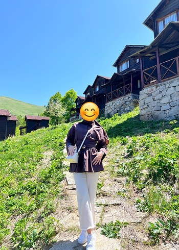 s Beden Kadın Camel Midi Puf Kollu Trench Coat