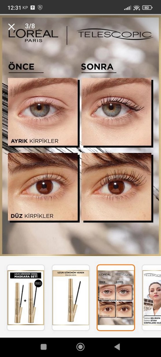 L'Oréal Paris Teleskopik Maskara Seti - Görsel 5