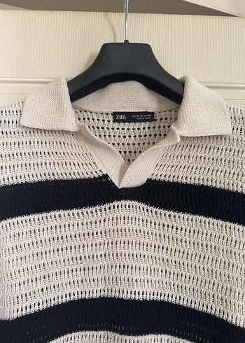Zara - Erkek Örgü Polo Tişört - Görsel 2
