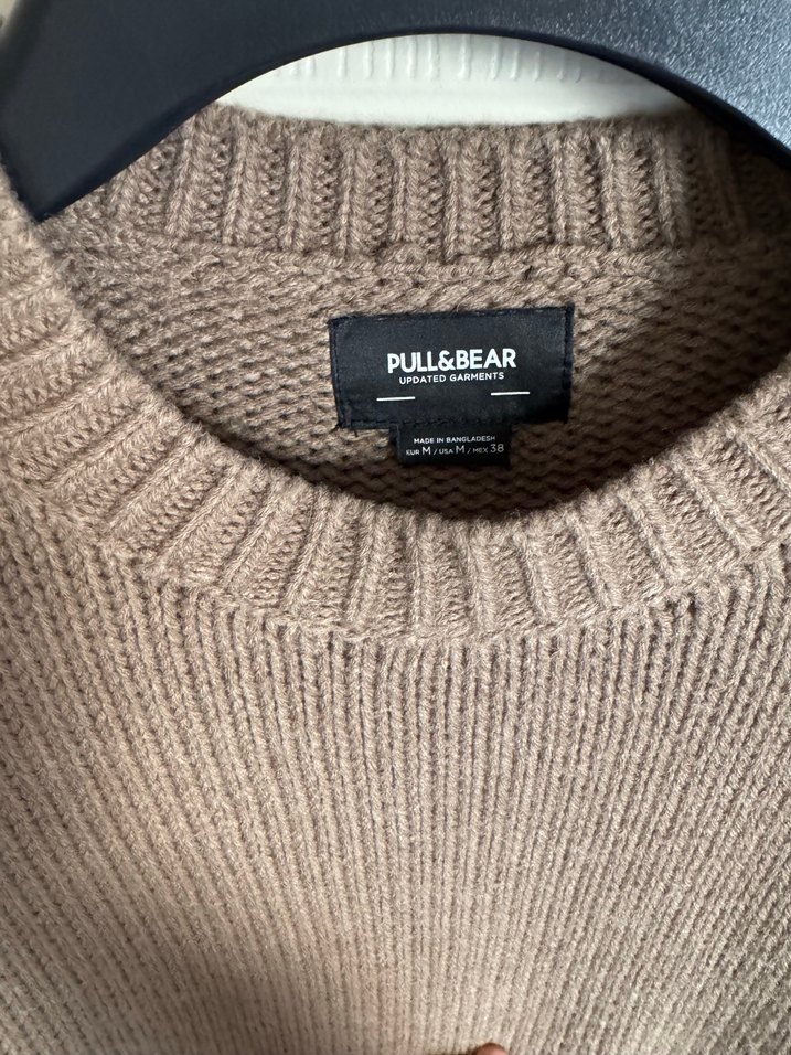 Bej Örgü Erkek Kazak - Görsel 4