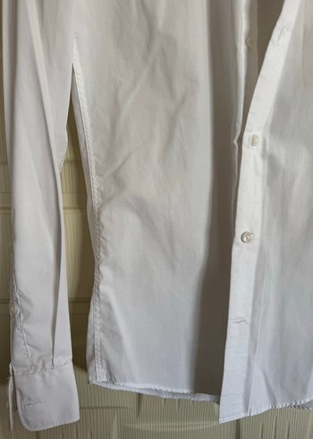Beyaz Klasik Erkek Gömlek - Görsel 3