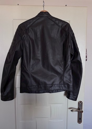 H&M Erkek Deri Ceket - Görsel 6
