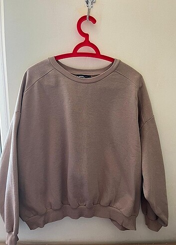 l Beden camel Renk defacto oversize sweatshirt