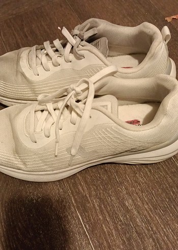 Beyaz Bağcıklı Erkek Spor Ayakkabı - Görsel 2