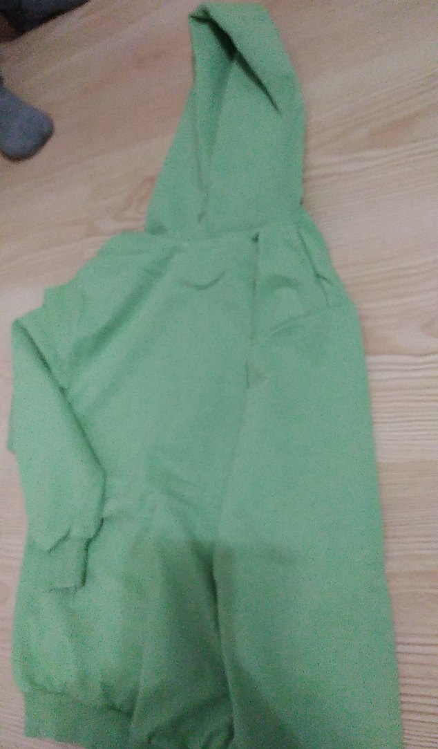 Yeşil Kapüşonlu sweet - Görsel 5