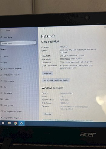 Beden Temiz laptop