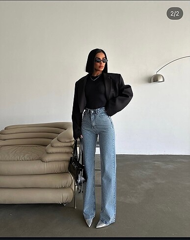 Trendyol & Milla Taşlı jean pantolon