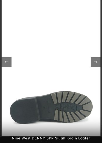 Nine West Siyah Kadın Platform Loafer - Görsel 4