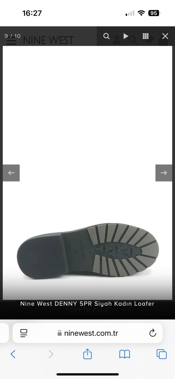 Nine West Siyah Kadın Platform Loafer - Görsel 4