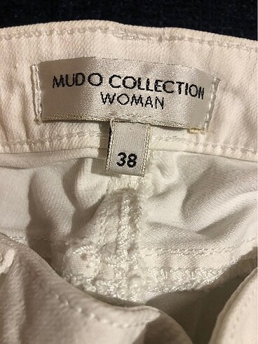 m Beden Mudo beyaz pantolon