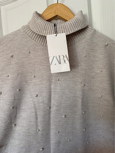 Zara Zara Triko Elbise İncili