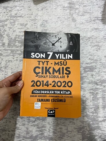Son 7 Yılın TYT-MSÜ Çıkmış Soruları Kitabı
