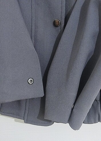 l Beden Çıtçıt Casual Bomber Mont Füme