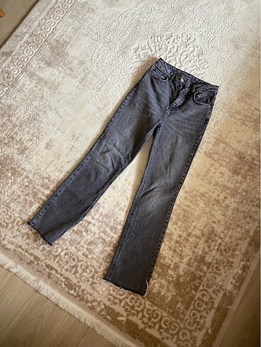Trendyol & Milla milla antrasit gri flare jean