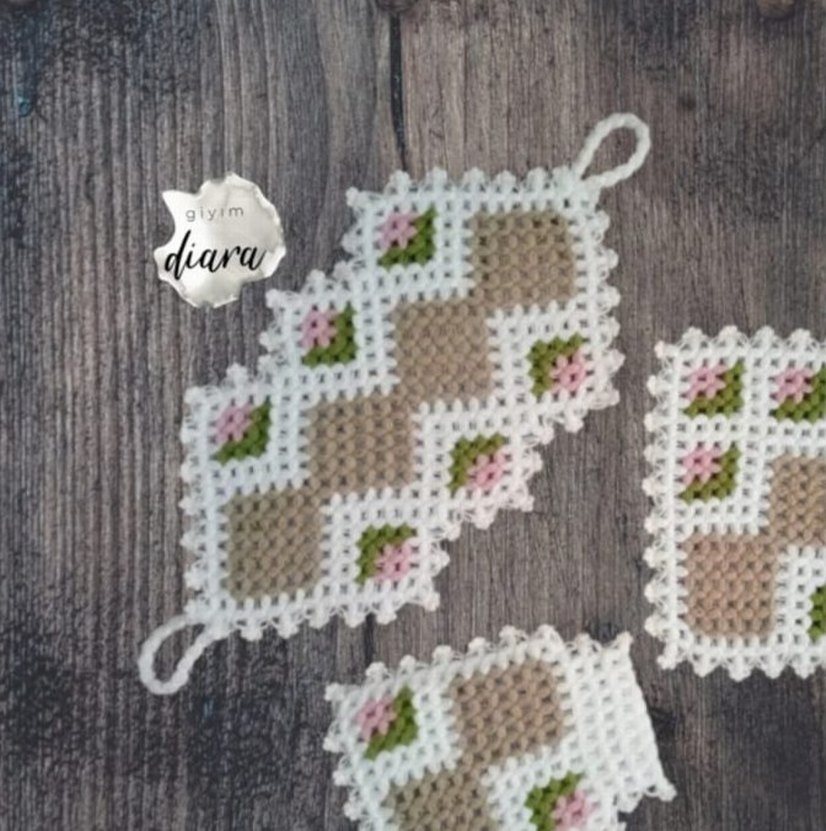 ÇEYİZLİK HEDİYELİK 3"LÜ SET banyo lifi - Görsel 3