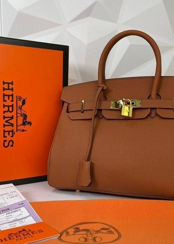 Hermes Birkin Deri Taba Kadın Çanta