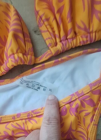 xl Beden turuncu Renk Kadin bikini XL