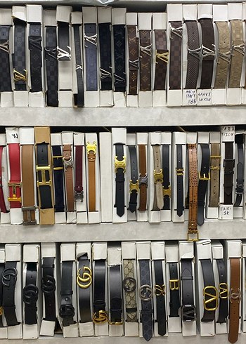  Beden Gucci Siyah 2,5 cm Deri Kemer Altın tokali