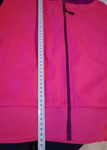 pembe Mor Hummel Fermuarlı Sweatshirt ve Eşofman - Görsel 6