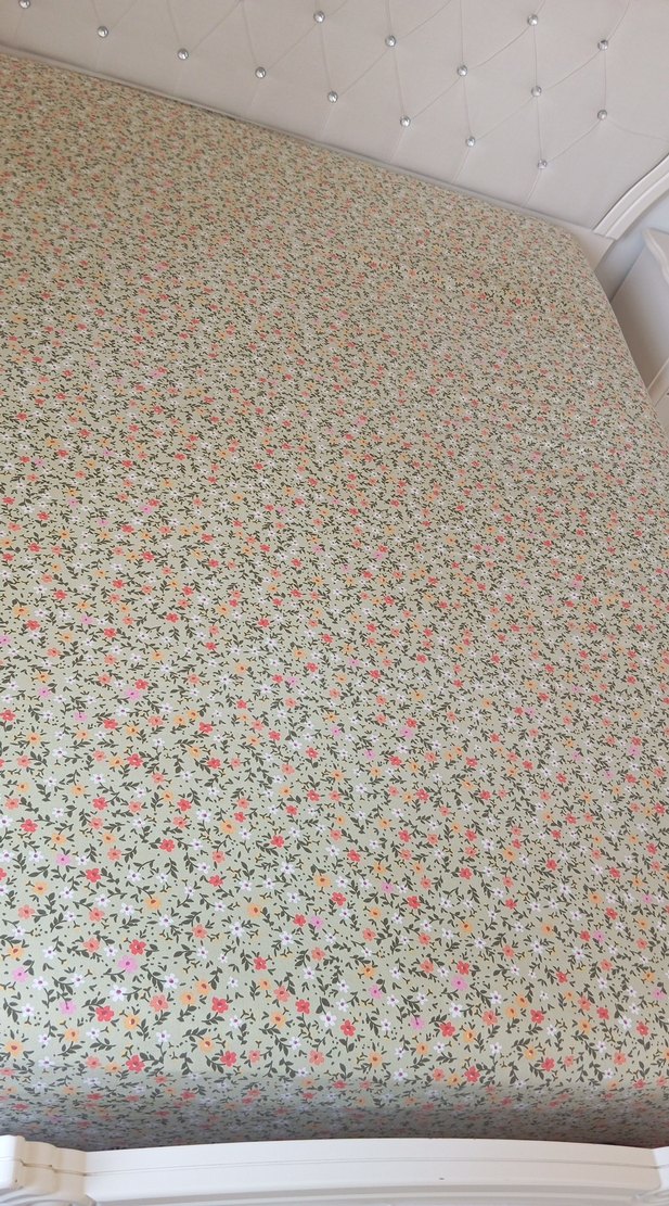 üç adet yastıkta mevcut Desenli çift kişilik çarşaf - Görsel 3