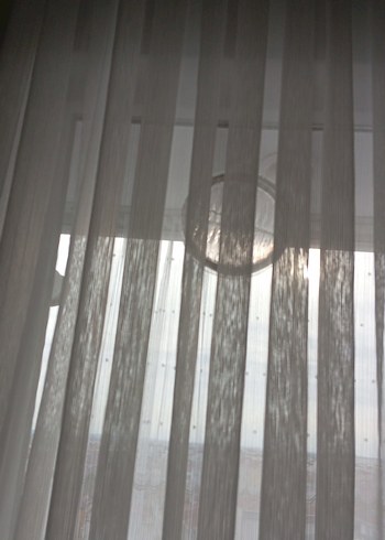 200/259 cm  Beyaz Modern Tül Perde - Görsel 3