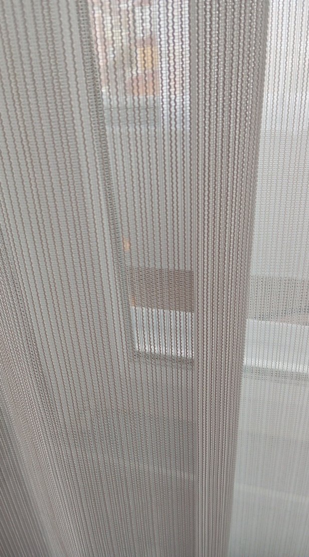 200/259 cm  Beyaz Modern Tül Perde - Görsel 4