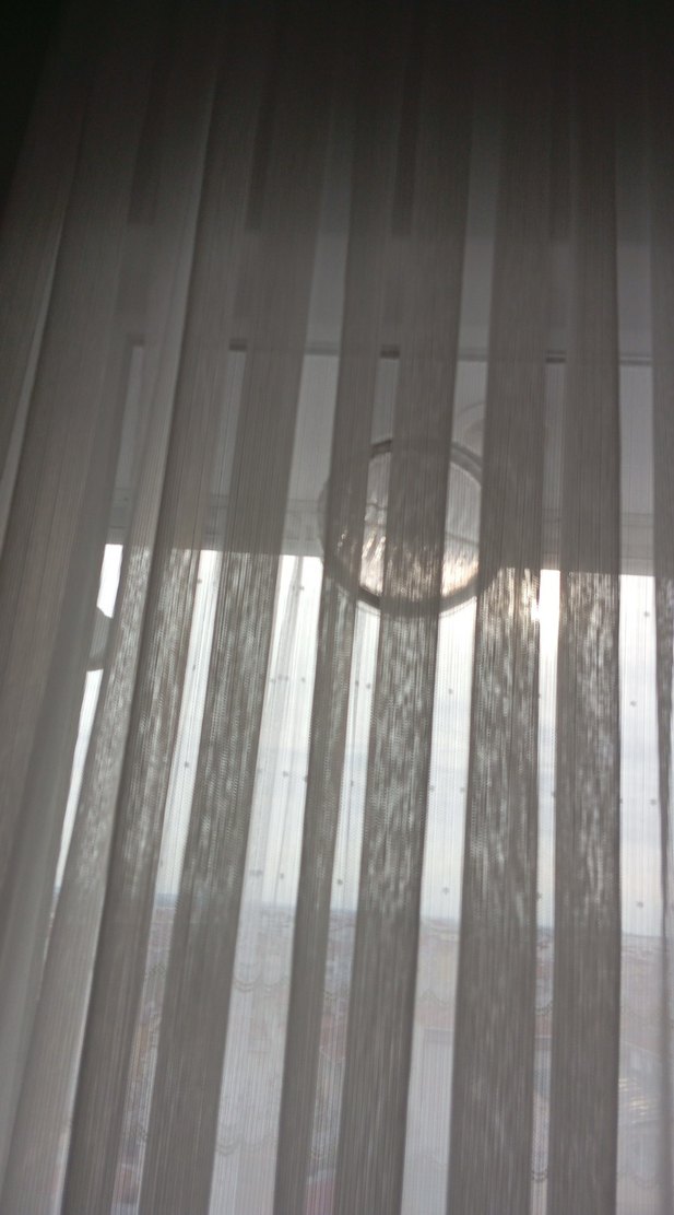 200/259 cm  Beyaz Modern Tül Perde - Görsel 3