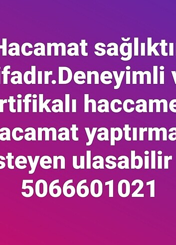 universal Beden HACAMAT TERAPİSİ KONYA