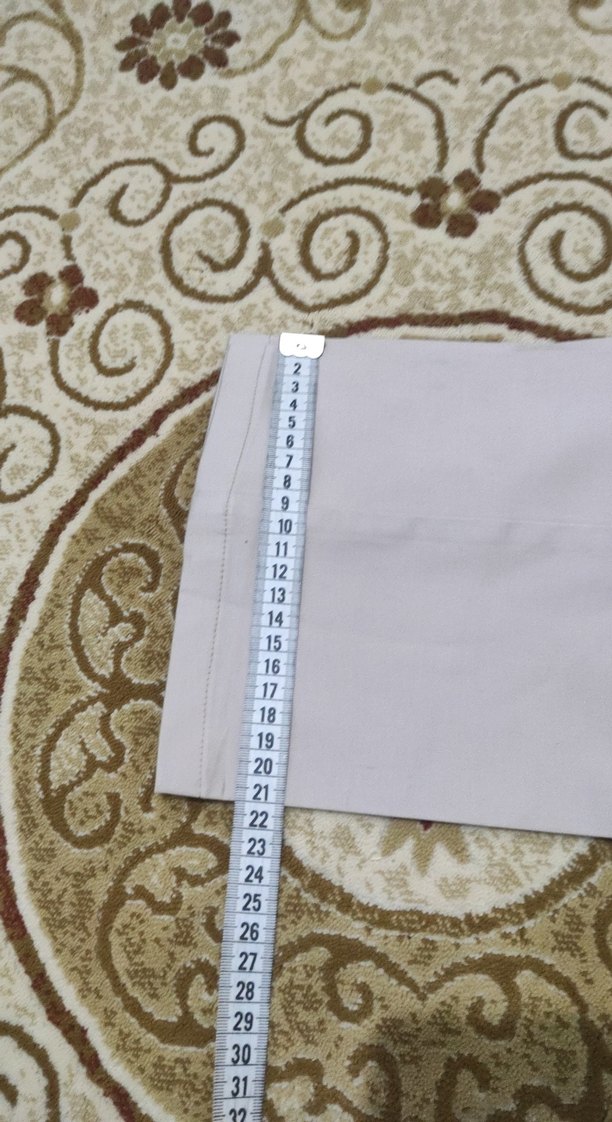 Bej Kadın Kumaş Pantolon Midi Boy - Görsel 4