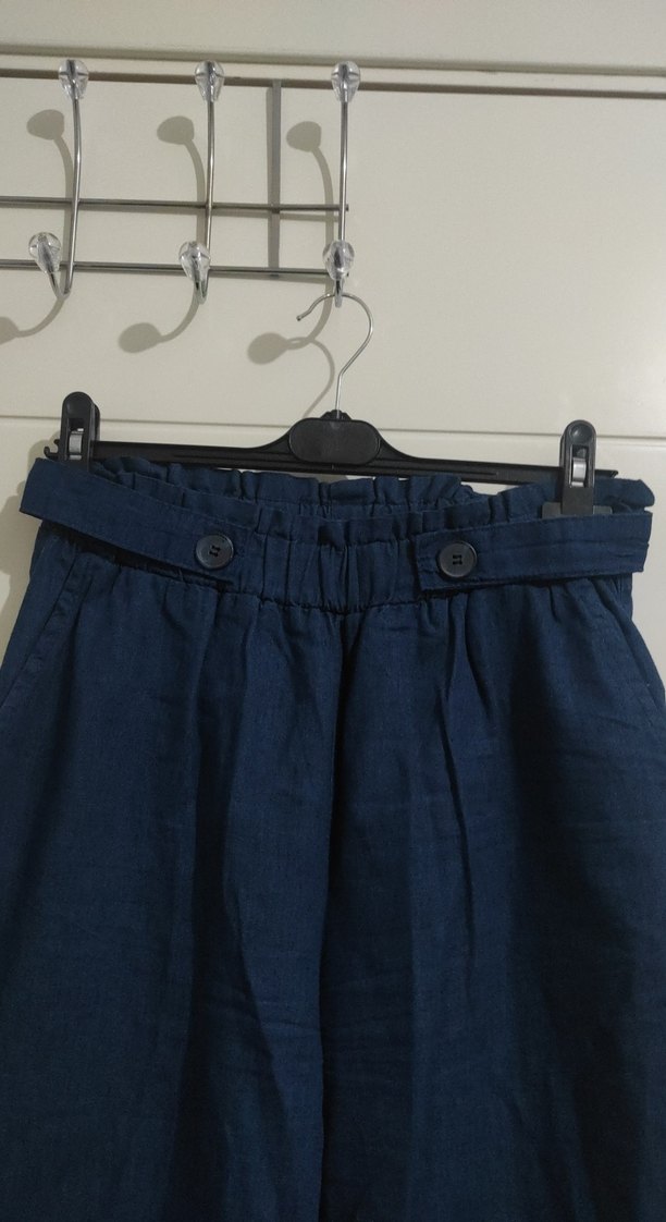 keten pantolon etek - Görsel 3