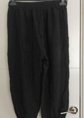 Kadın Siyah Keten Midi Pantolon - Görsel 4