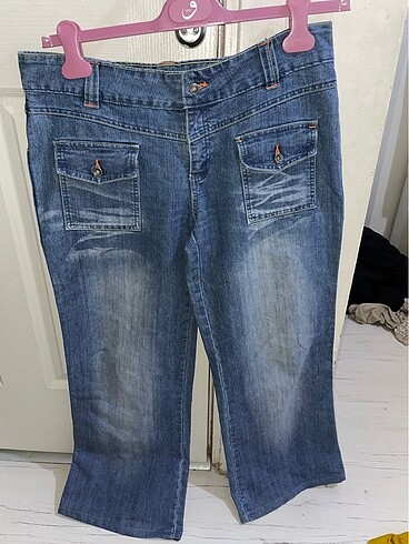 Vintage düşük bel jean