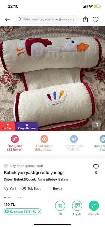 Sevi Bebe reflü yastığı