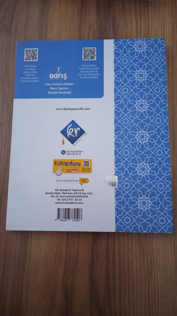 TYT Matematik Soru Kitabı - Barış Yayınları - Görsel 2