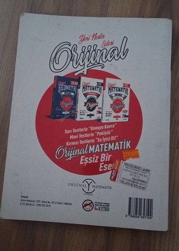 AYT Orijinal Matematik Soru Bankası - Görsel 2