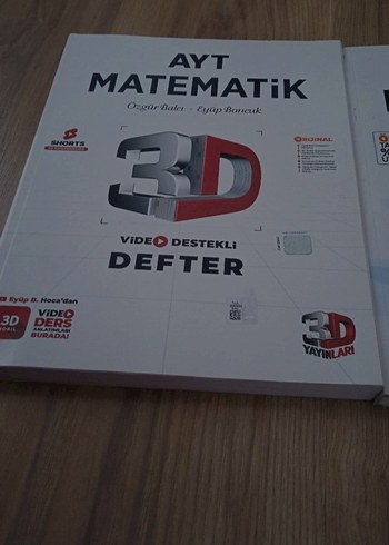 AYT Matematik 3D Video Destekli Kitap ve Defter - Görsel 2