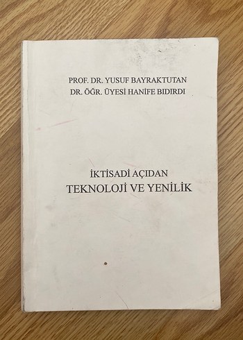 İktisadi Açıdan Teknoloji ve Yenilik Kitabı