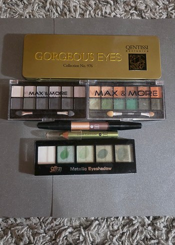 Çok Renkli Göz Farı Paletleri ve Kalemler - Görsel 3