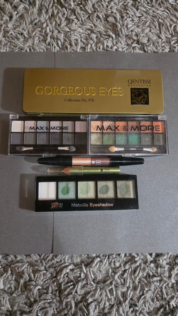 Çok Renkli Göz Farı Paletleri ve Kalemler - Görsel 3