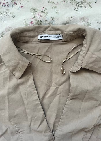 Bershka Bershka bej renk bluz S beden