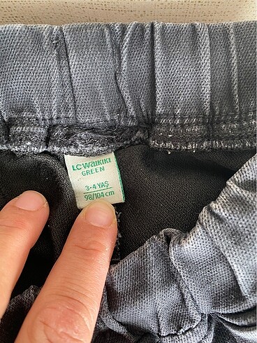 LC Waikiki Gri 3-4 yaş LCW marka pantolon